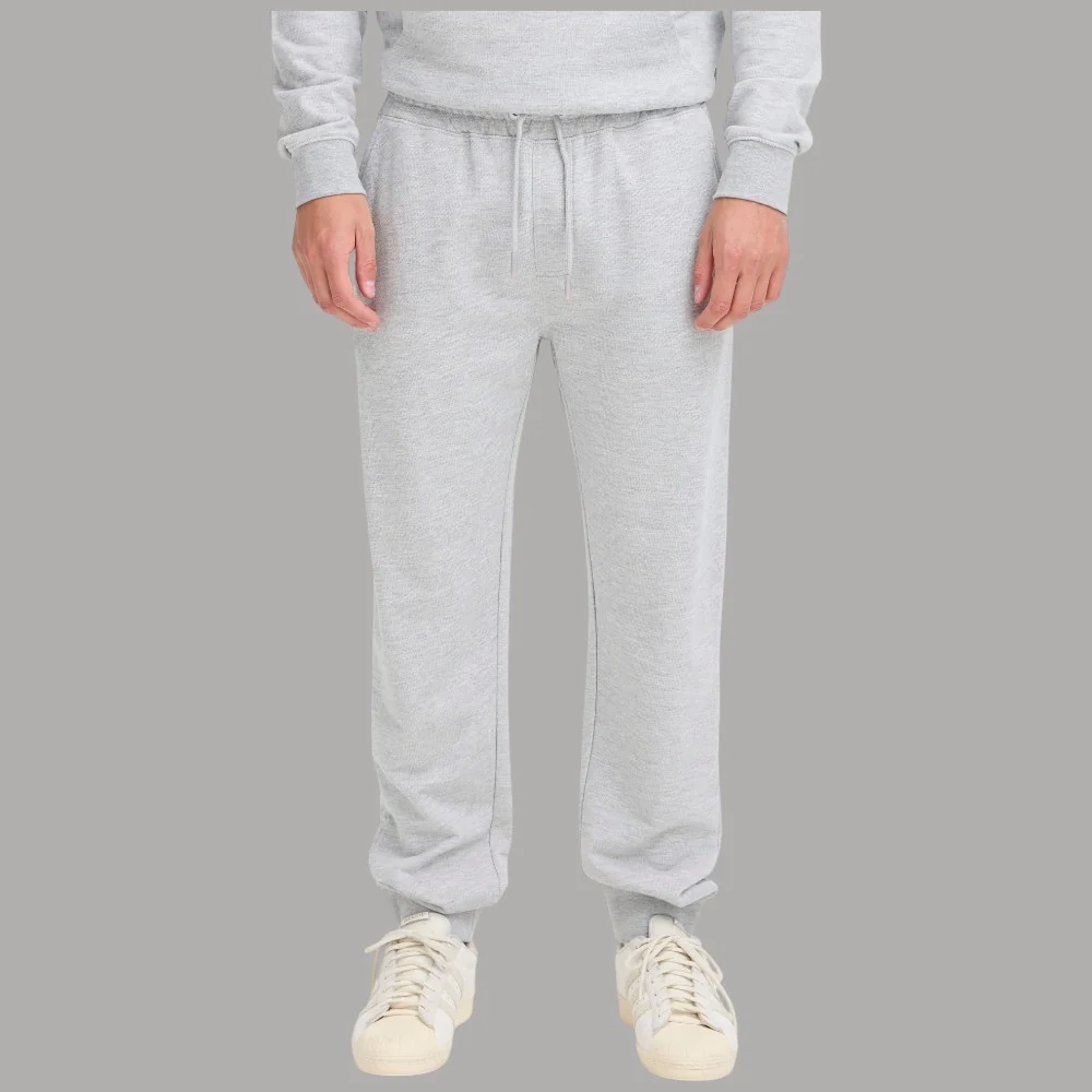 Blend pantalone tuta felpa garzata elastico fondo tasche grigio BRODY