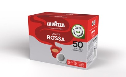 Caffe' in cialda compostabile Lavazza Qualità Rossa astuccio da 50 pz 3186 conf.