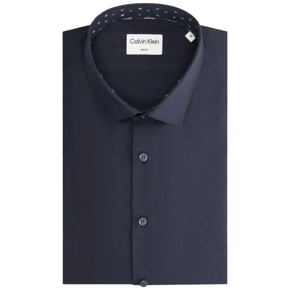 Calvin Klein camicia blu slim fit K10K113160