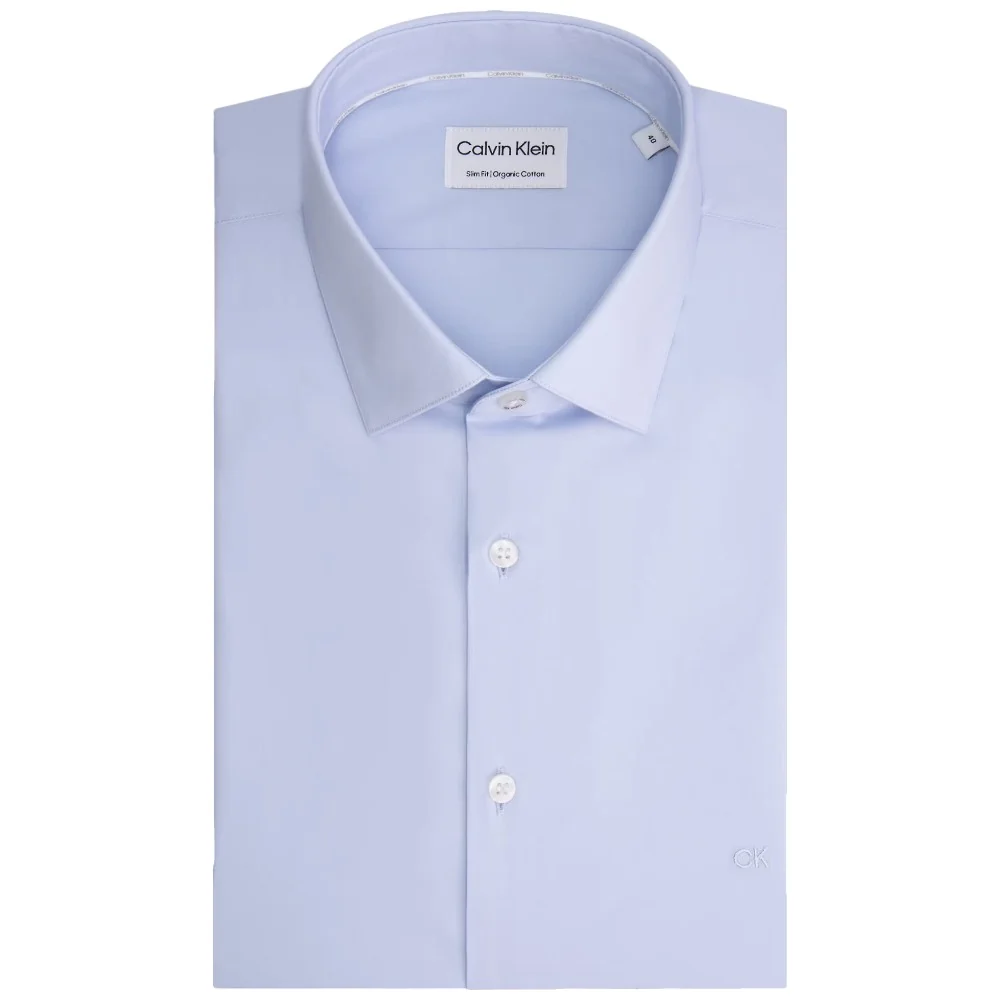 Calvin Klein camicia celeste slim fit K10K108229