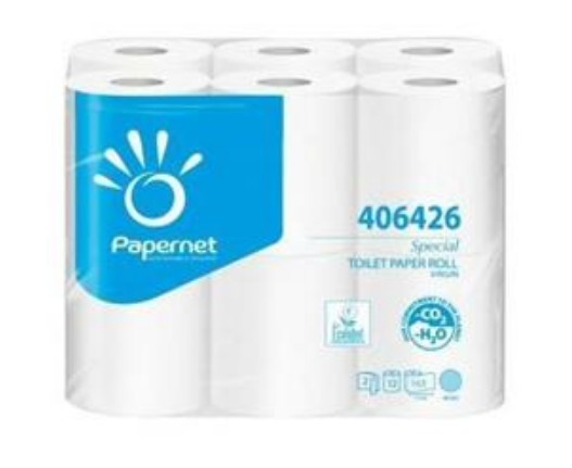Carta igienica Papernet 2 veli 165 strappi conf.