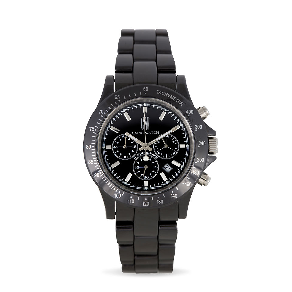 Chrono Ceramic Black with Indexes