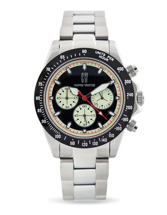 Chrono Contrast Counter Black – Silver