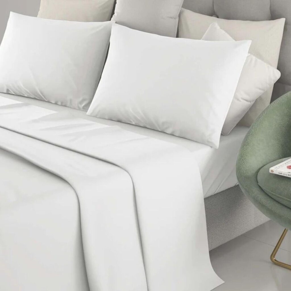 Completo letto singolo a tinta unita