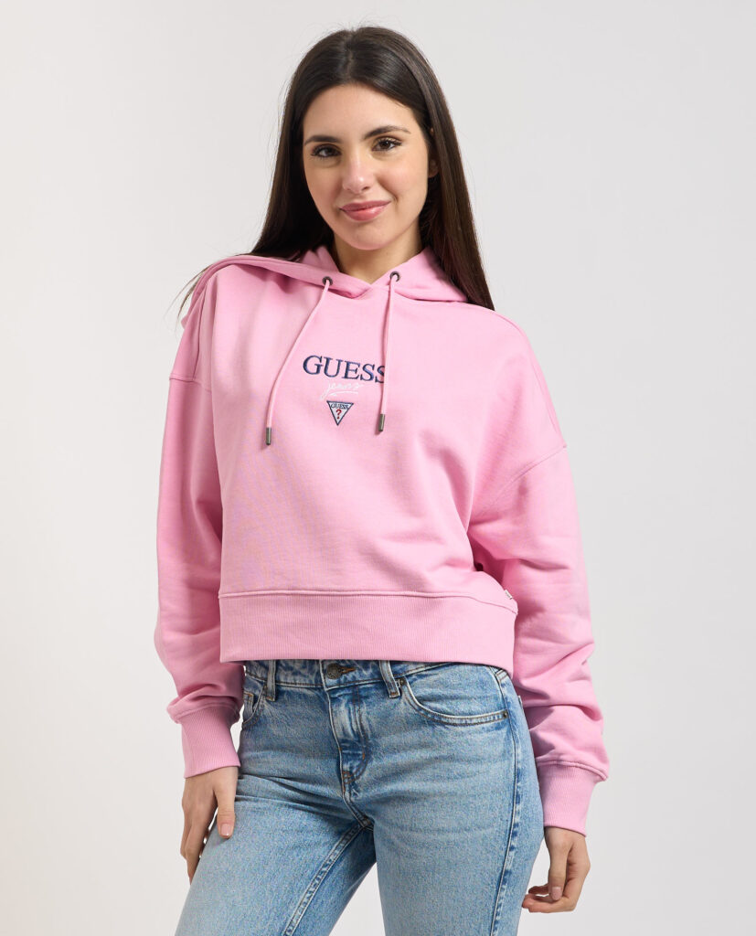 Felpa Baker donna Guess Jeans con cappuccio1