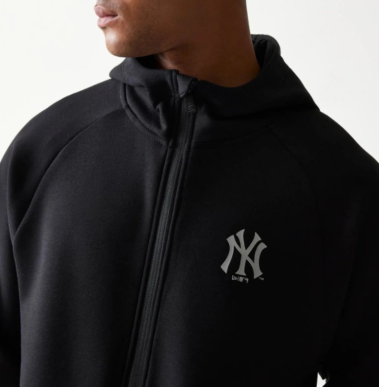 Felpa con cappuccio zip New York Yankees MLB Core Plus