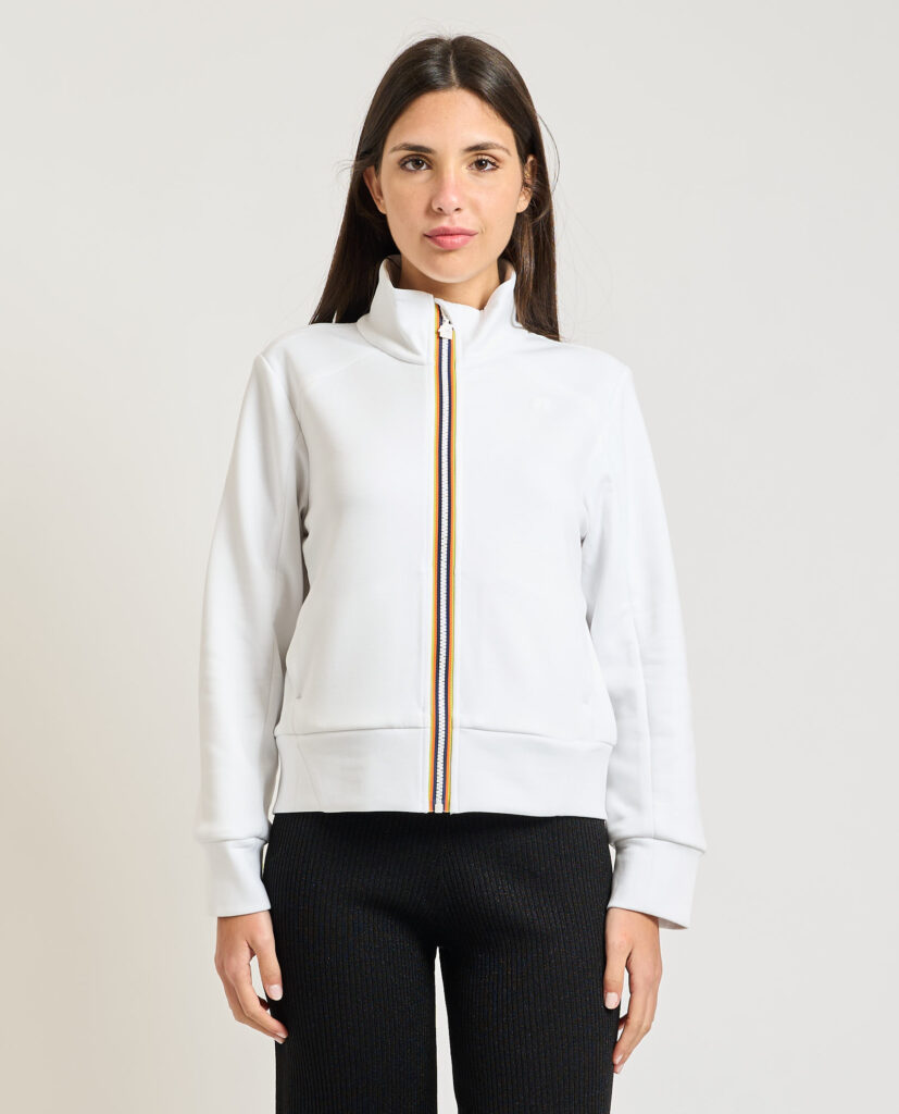 Felpa donna Alara di K way in interlock tecnico
