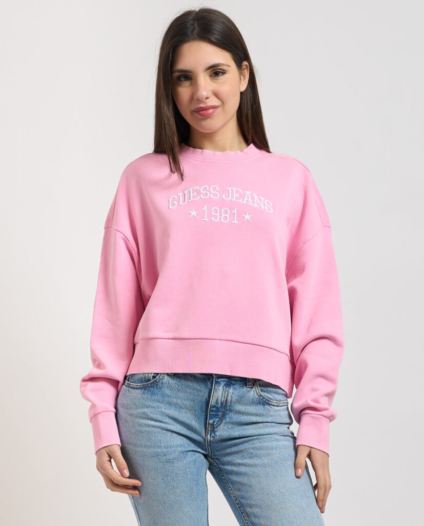 Felpa donna Guess Jeans girocollo1