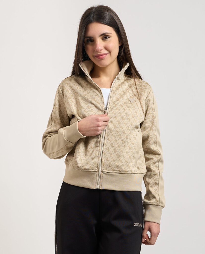 Felpa donna di Guess fantasia logo 4G