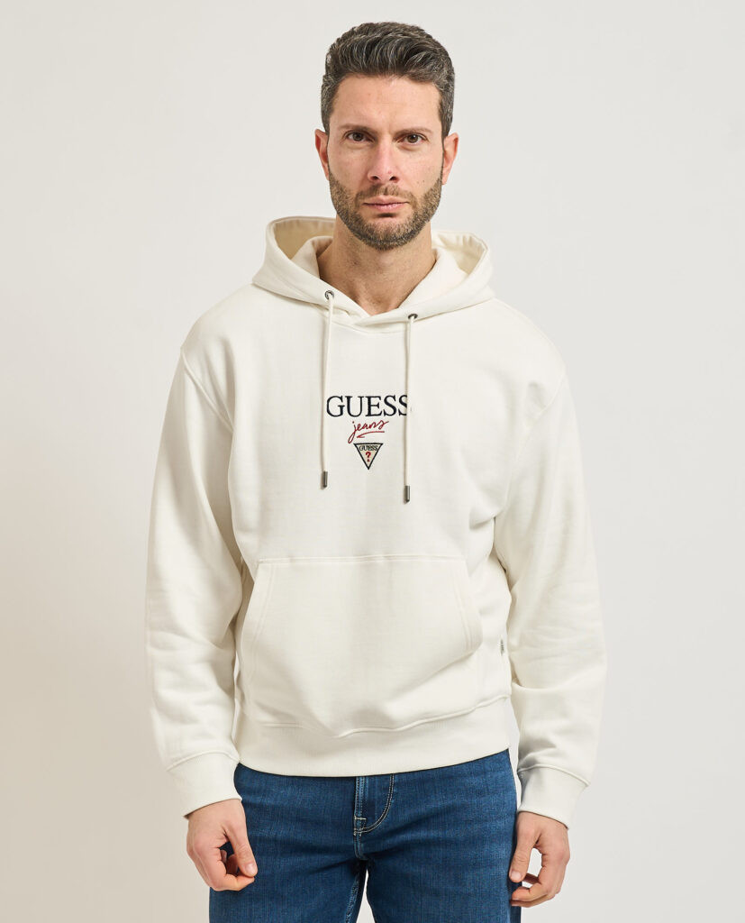 Felpa uomo Guess con cappuccio