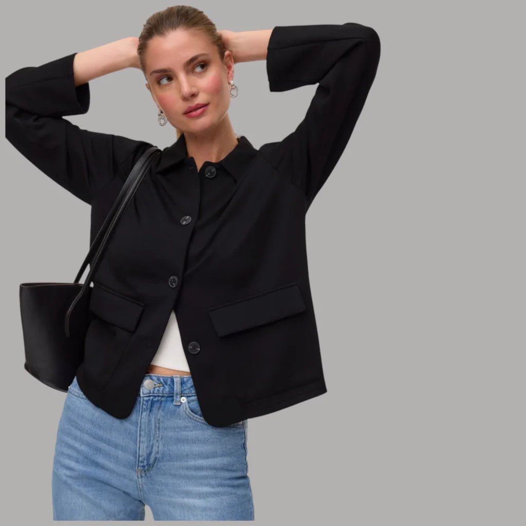 Giacca Vero Moda Bellis con collo paricollo e tasche frontali