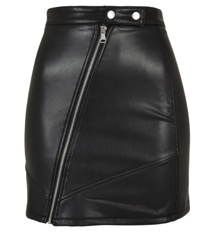 Gonna in pelle sintetica donna Biker GT