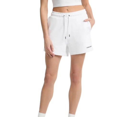 Guess Jeans pantaloncino tuta bianco W5GD0O K68I4 G011