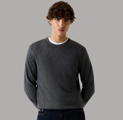 Guess maglione antracite JAMAAR M5BR08 Z0432 DWHT