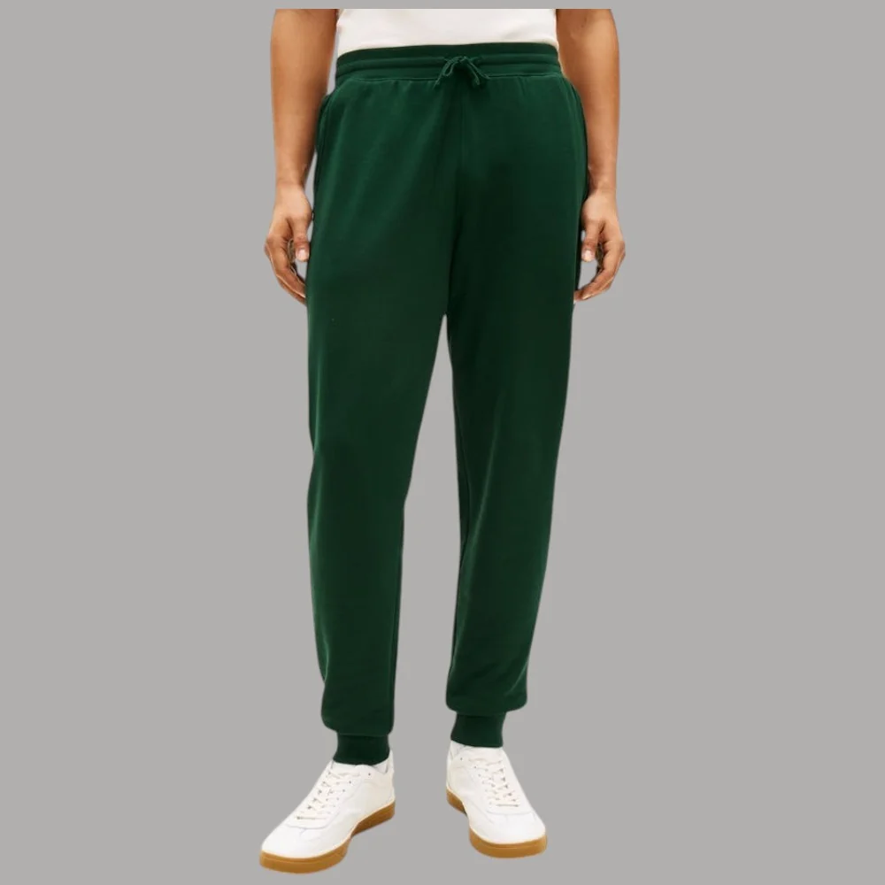 Jogger Garzato Tommy Hilfiger con Bandierina Ricamata in Cotone