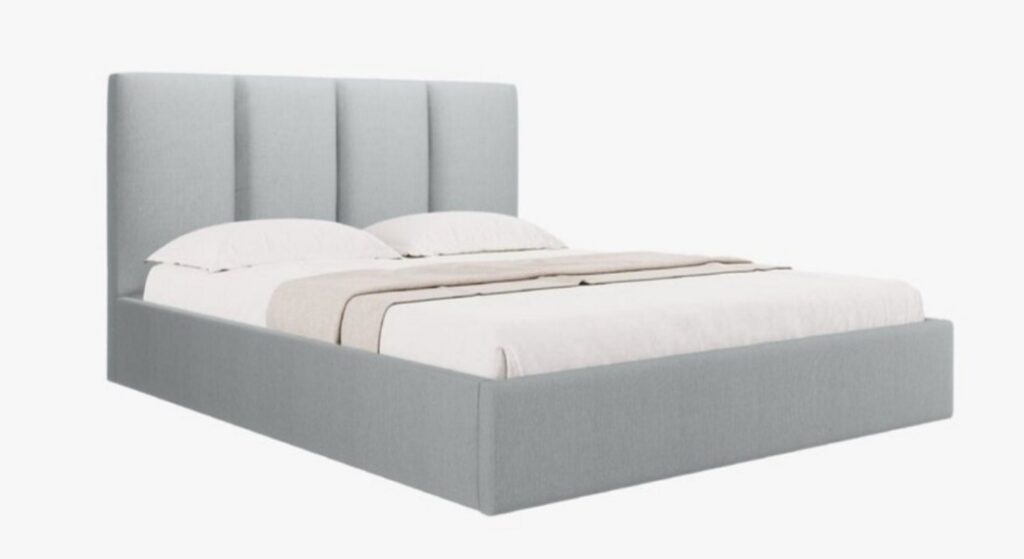 Letto Pyla in bouclé Baloo – 140×200 cm