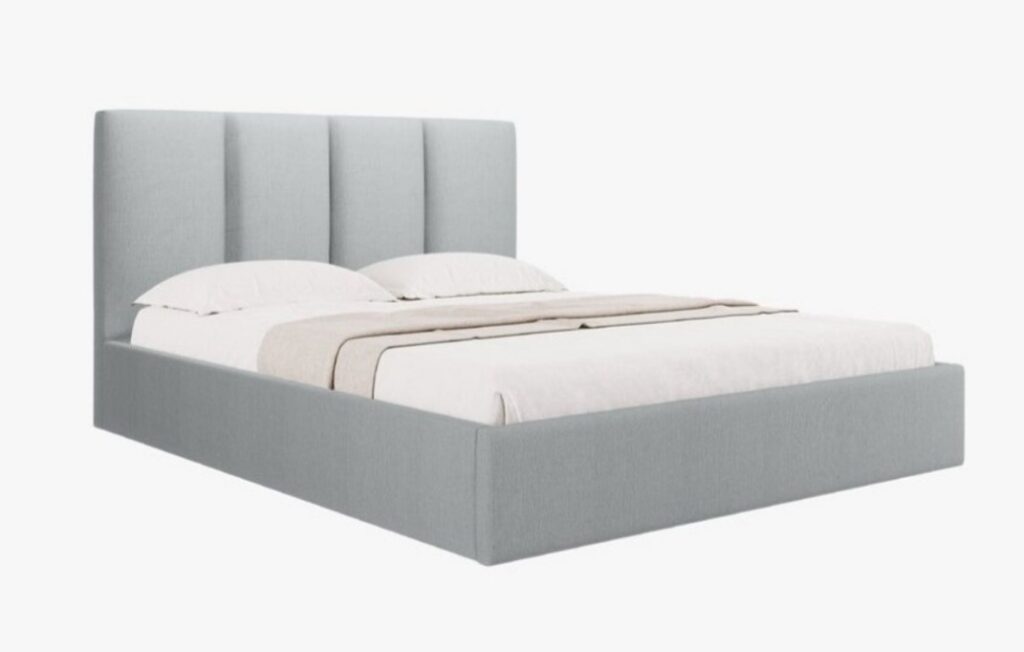 Letto Pyla in bouclé Baloo – 160×200 cm