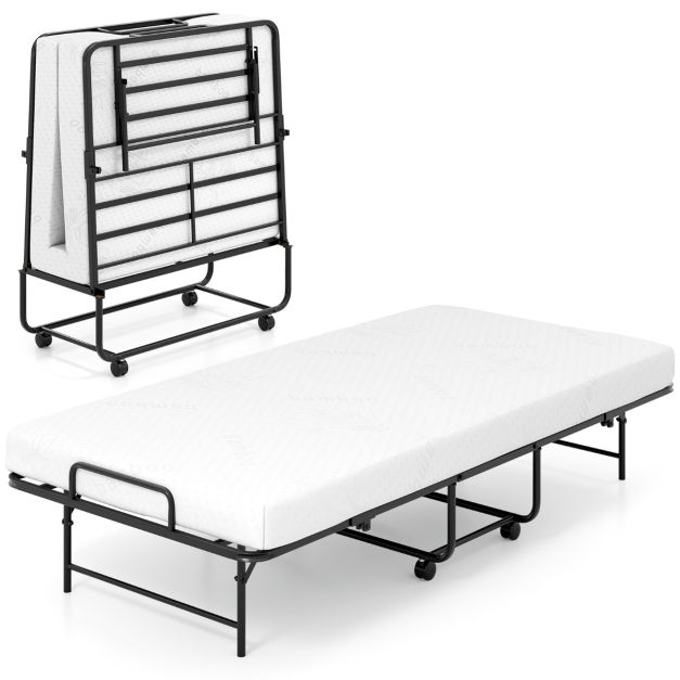 Letto pieghevole con materasso1