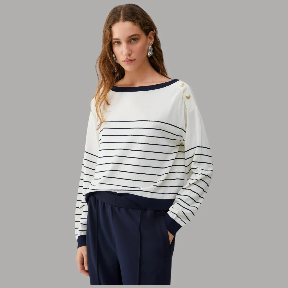 Liu Jo maglia a righe TA6213MS55N
