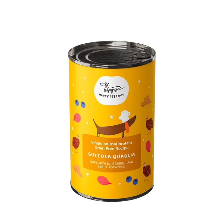 Monoproteico Gustosa Quaglia con Mirtilli e Patate Dolci