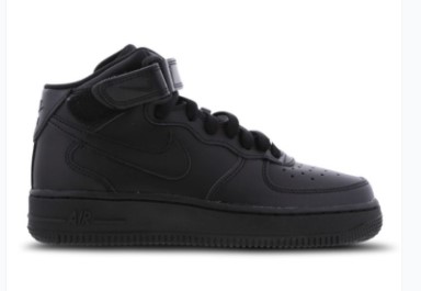 Nike Air Force 1 Mid nero