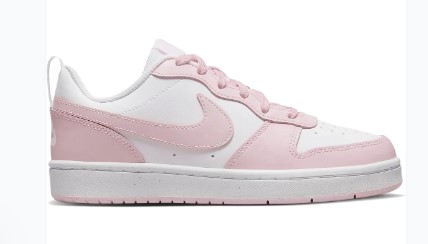 Nike Court Borough Low 2 bianco rosa donna