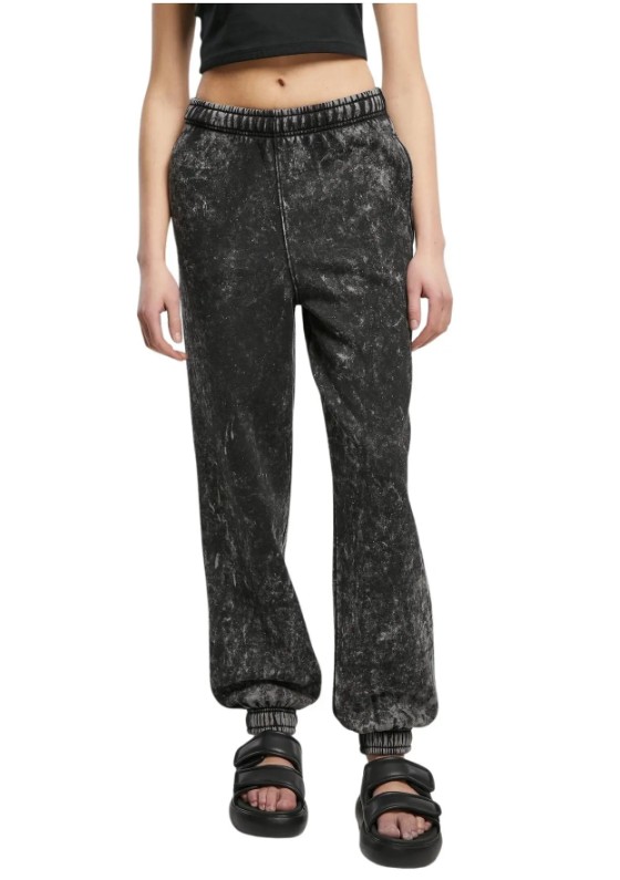 Pantaloni da jogging donna taglie forti Towel Washed1