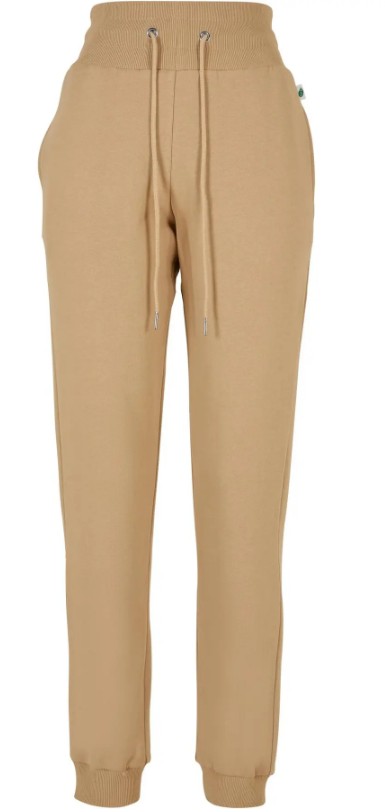 Pantaloni jogger bio a vita alta taglie forti donna1