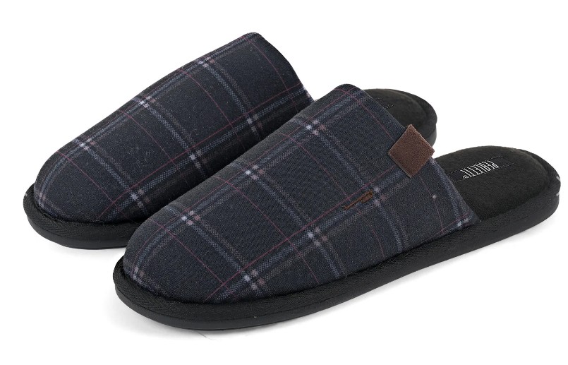 Pantofole Uomo Tartan