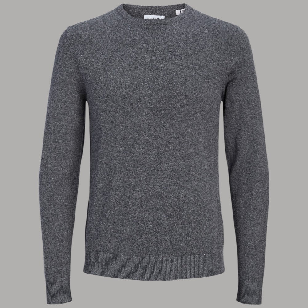 Pullover Uomo Grigio Melange Jack Jones