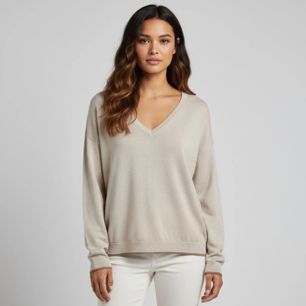 Pullover Vero Moda Bella scollo a V maniche lunghe regular fit