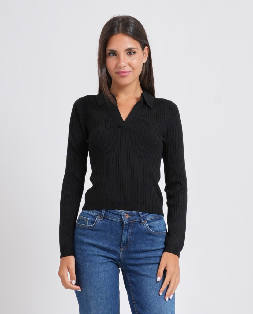 Pullover donna Only con ampia scollatura2