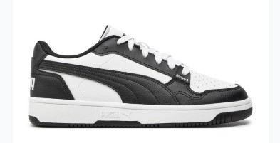 Puma Rebound Low bianco nero unisex
