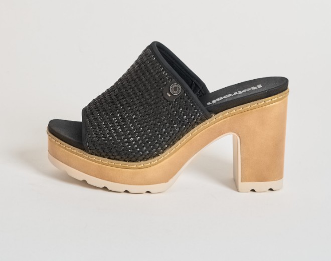 Sandali donna Refresh con fascia in juta intrecciata