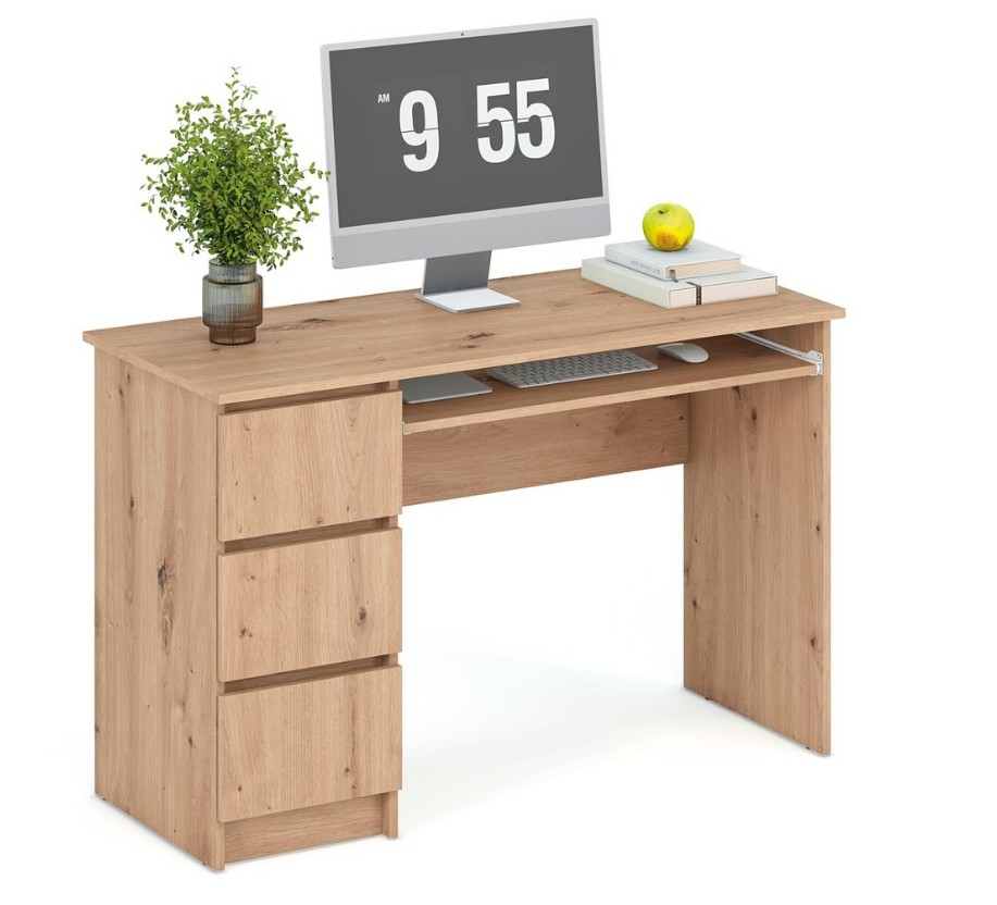Scrivania Cino in quercia Artisan – 120x50x77 cm