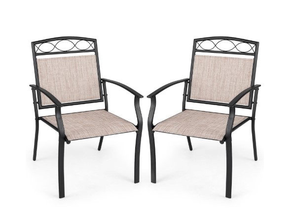 Set da 2 sedie da giardino