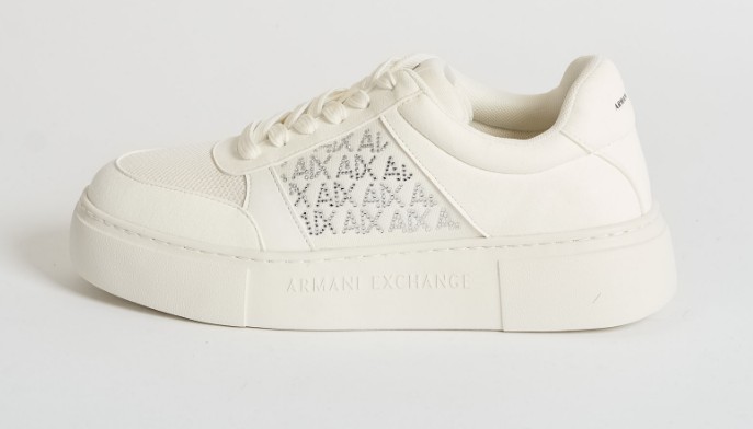 Sneakers donna Armani Exchange con strass