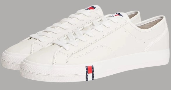Sneakers in Pelle Tommy Jeans Archive con Bandierina Iconica