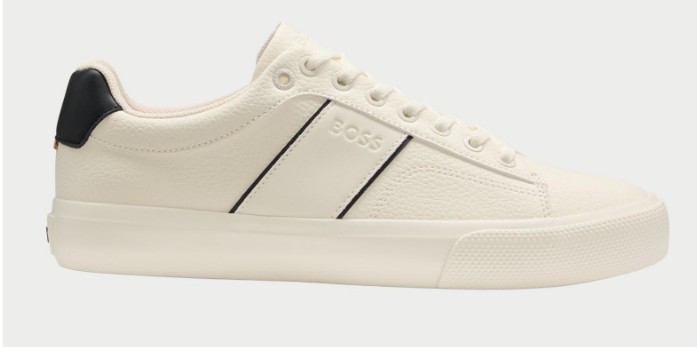 Sneakers uomo Boss lavorazione martellata