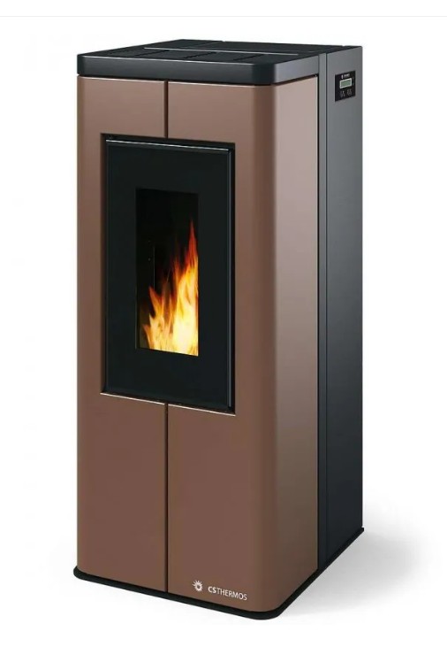 Stufa Scrigno CS Thermos a pellet con bruciatore autopulente1