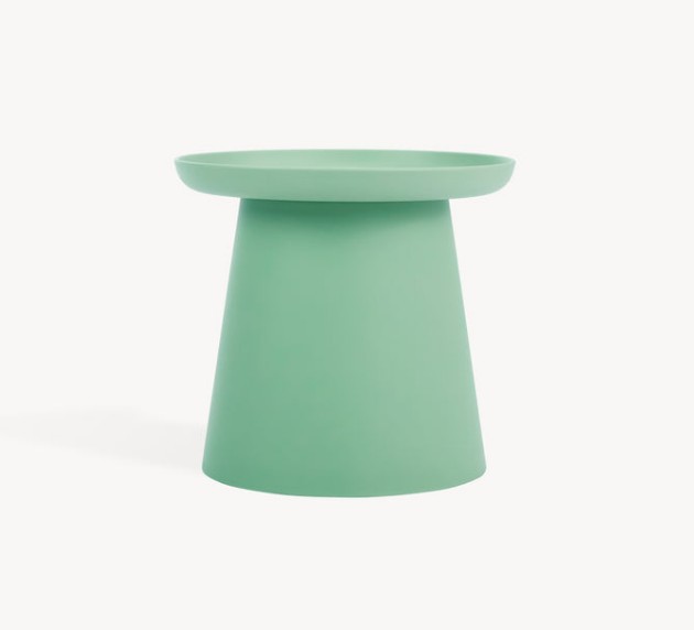 Tavolino rotondo Olivia, 50x50x46,5 cm, Verde