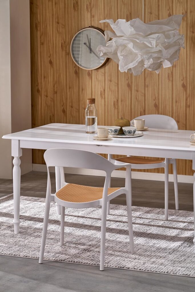 Tavolo allungabile Nelson bianco – 160 200x90x76 cm