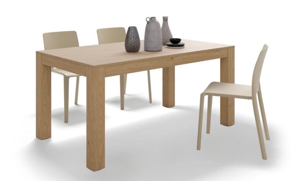 Tavolo allungabile Rachele 160(225)x90 cm, Rovere Naturale
