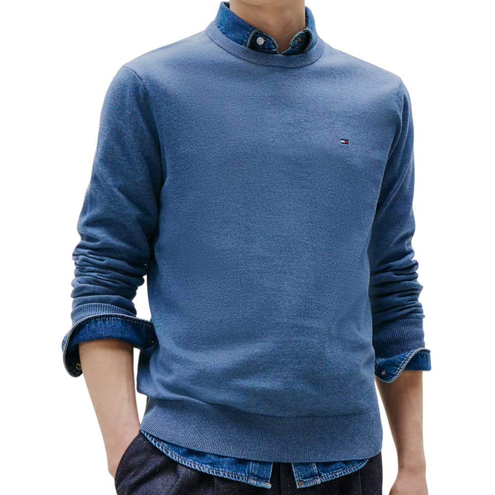 Tommy Hilfiger pullover blu avion MW0MW39999DVC