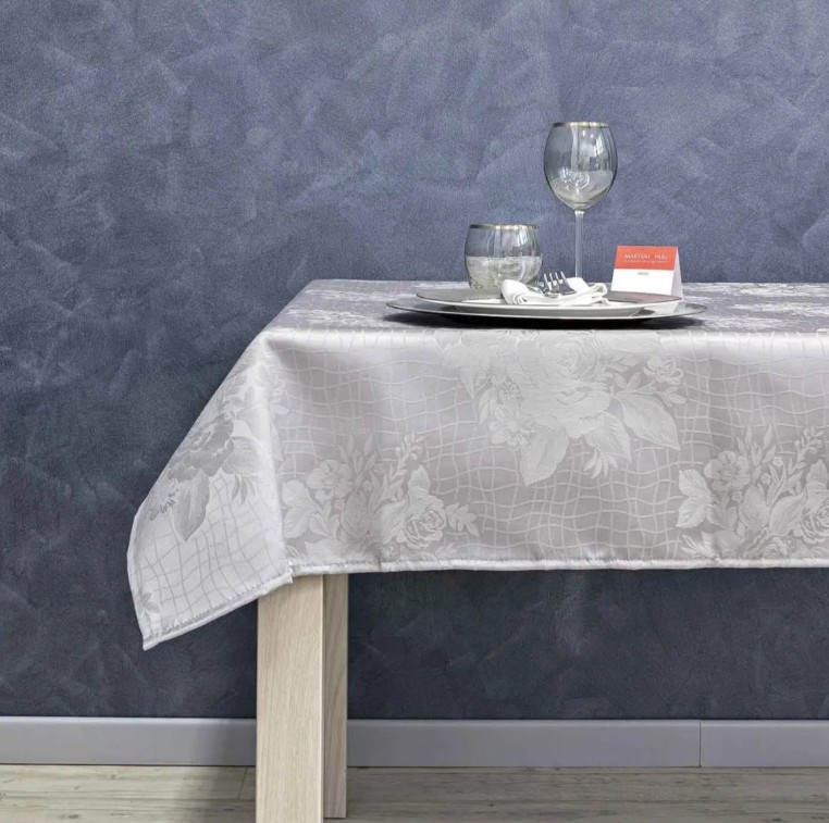 Tovaglia Antimacchia Ristoranti Tinta unita grigio Jet Plus Fiori