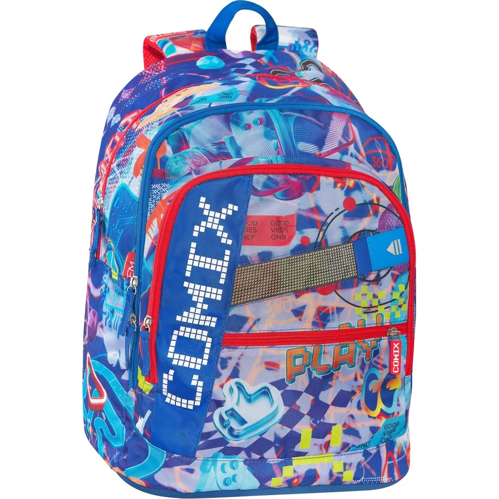 Zaino organizzato COMIX Bright Blu