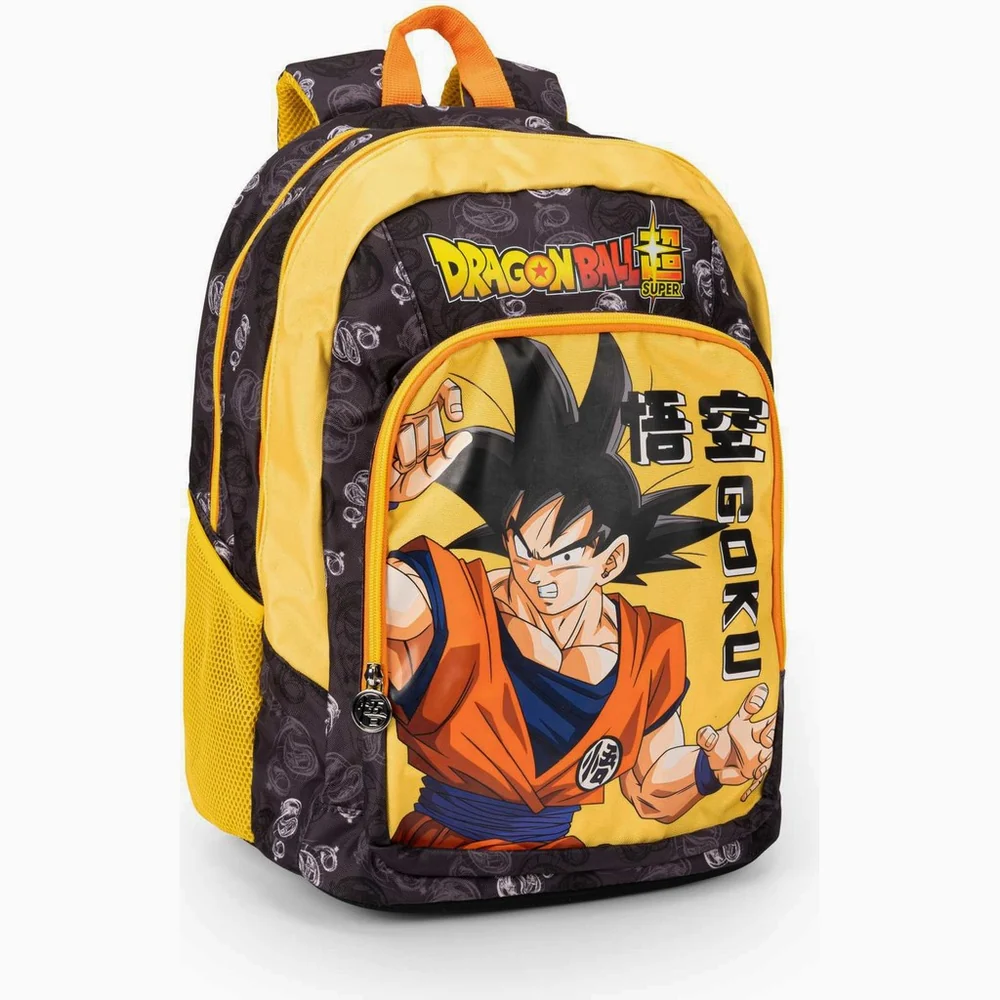 Zaino organizzato Dragon Ball Giallo