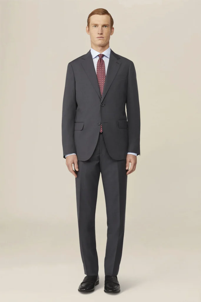 Abito monopetto uomo mix size dk grey1