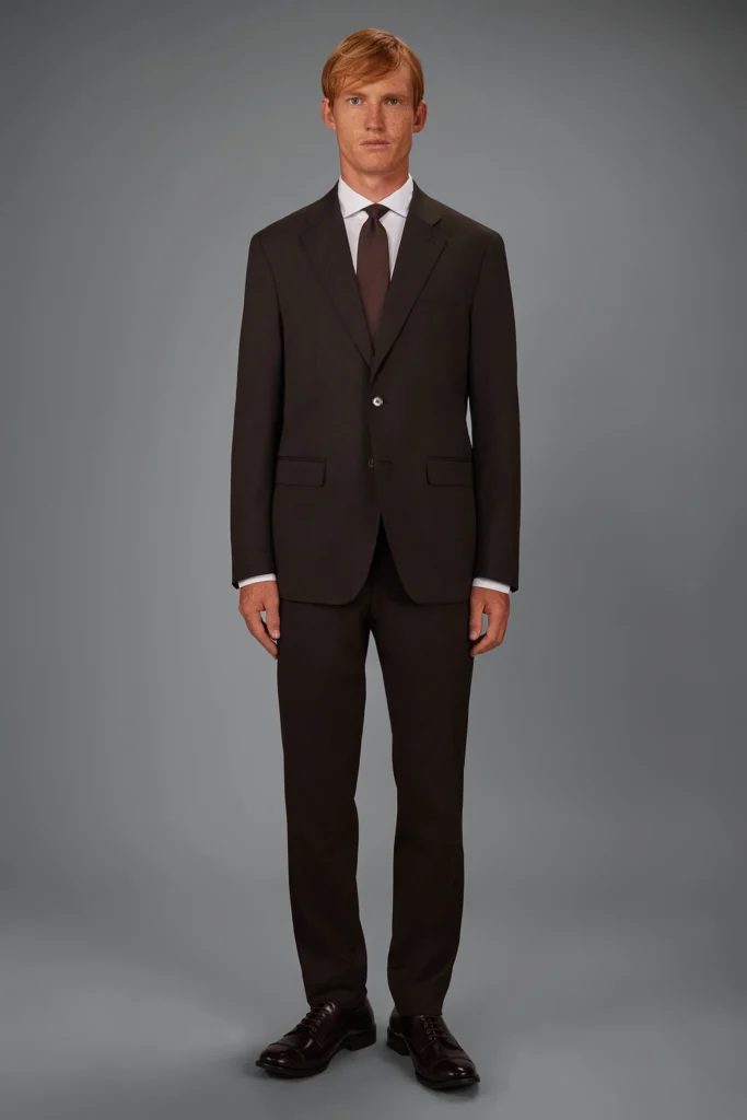 Abito uomo monopetto in Principe di Galles regular fit