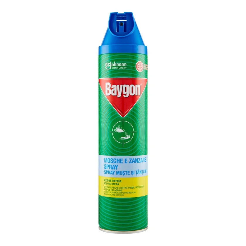 Baygon Mosche Zanzare Spray 400 ml — Insetticida Spray
